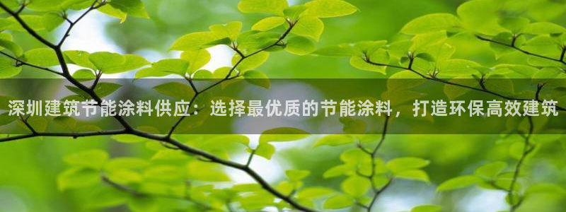 e尊国际官网app：深圳建筑节能涂料供应：选择最优质的节能涂料，打造环保高效建筑